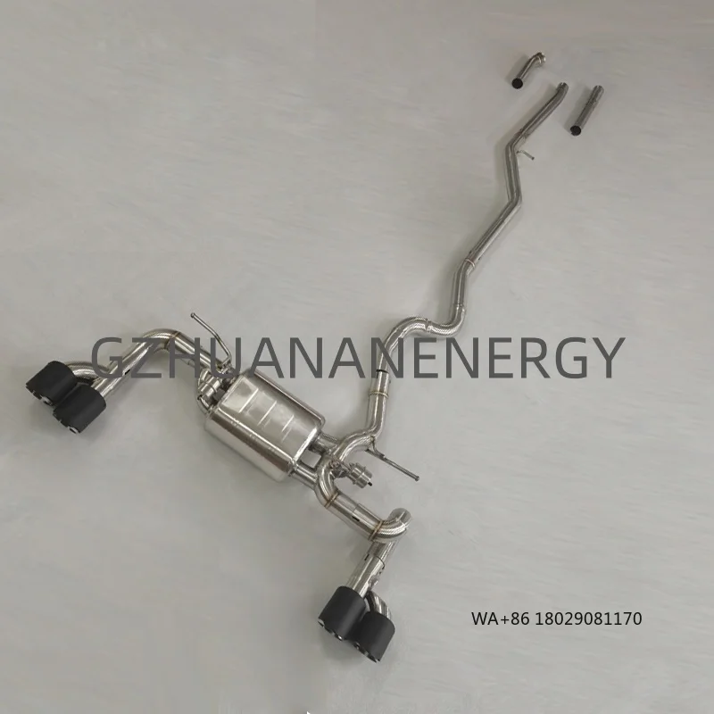 Фото Выхлопная система Valvetronic Catback для 320 F35 2.0T с четырьмя насадками, клапанным глушителем и трубами из нержавеющей стали 304 №1