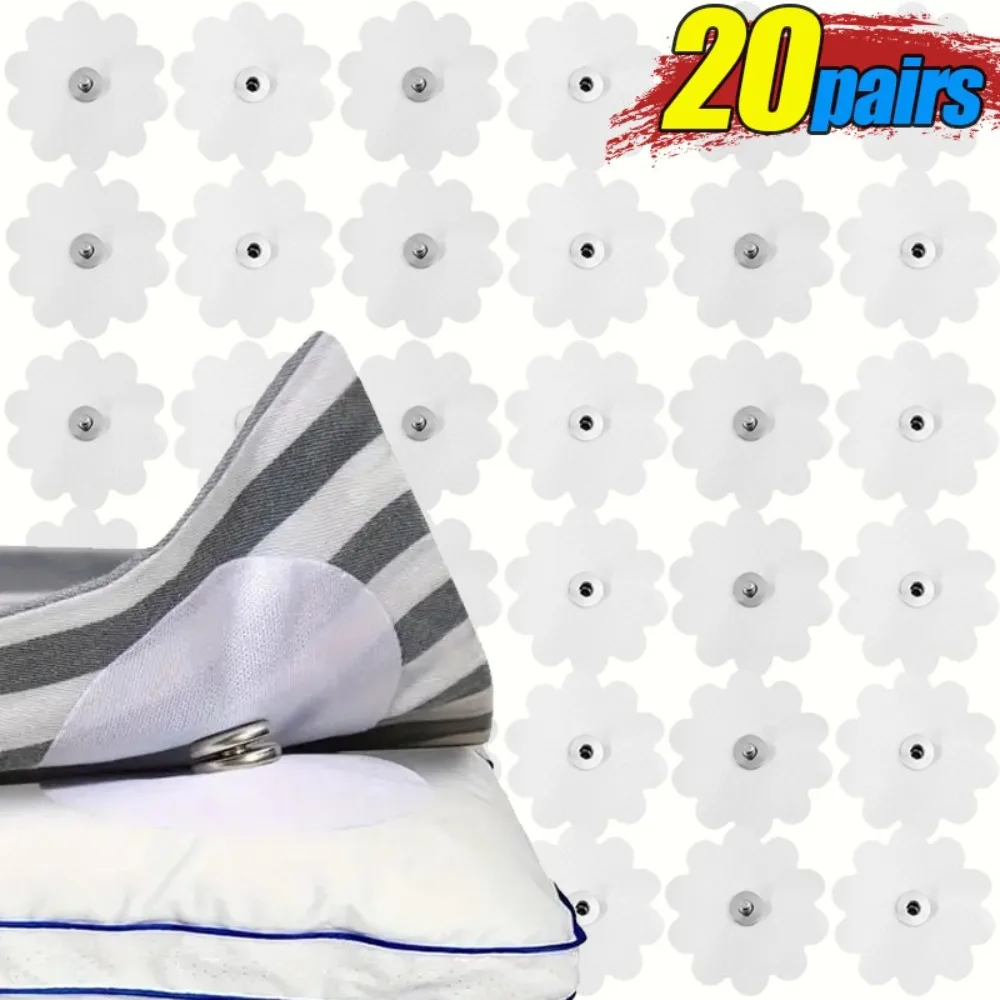 1/20Pairs Duvet Cover Snaps Clips Anti-slip Quilt Corner Clothes Buckles Anti-wrinkle Fasteners Clip Household DIY Sewing Supply