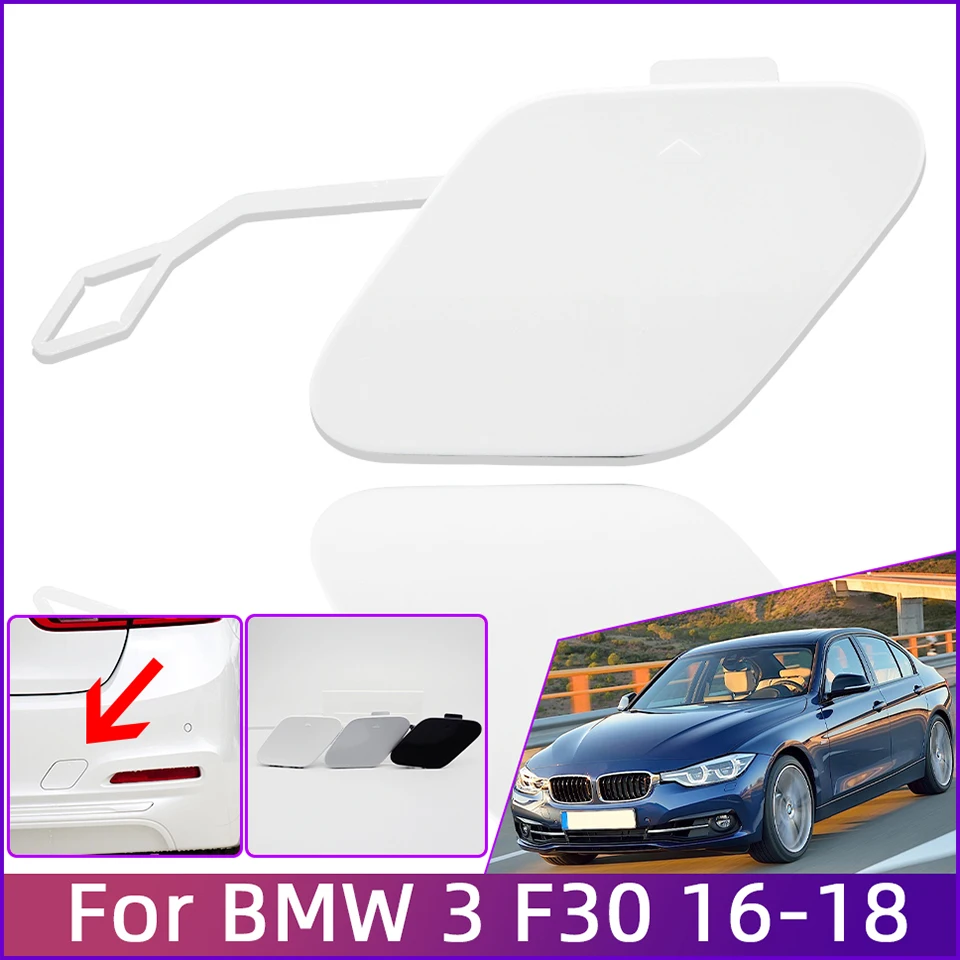 

Rear Bumper Tow Hook Cover Cap For Bmw 3 2016 2017 2018 F30 LCI 320 325 328 330 330 340 OEM 51127384417 Hauling Trailer Lid