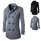 Твидовое пальто tiтари 2022, бутиковое шерстяное длинное пальто, Мужское пальто-Тренч, мужские зимние пальто для мужчин, одежда