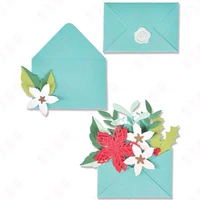 2022 new festive envelope metal cutting dies scrapbook diary decoration embossing template diy greeting card handmade craft mold