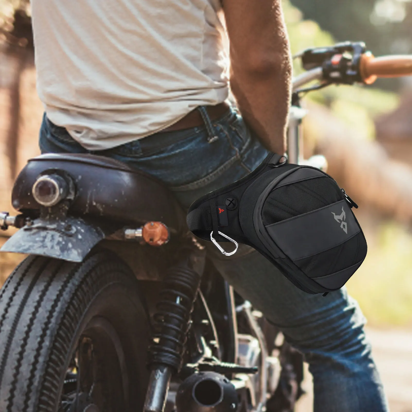 

Leg Strap Bag For Motorcycle Drop Leg Bag Waterproof Oxford Cloth Large Capacity Thigh Bag For Men Women Expandable Waist Leg