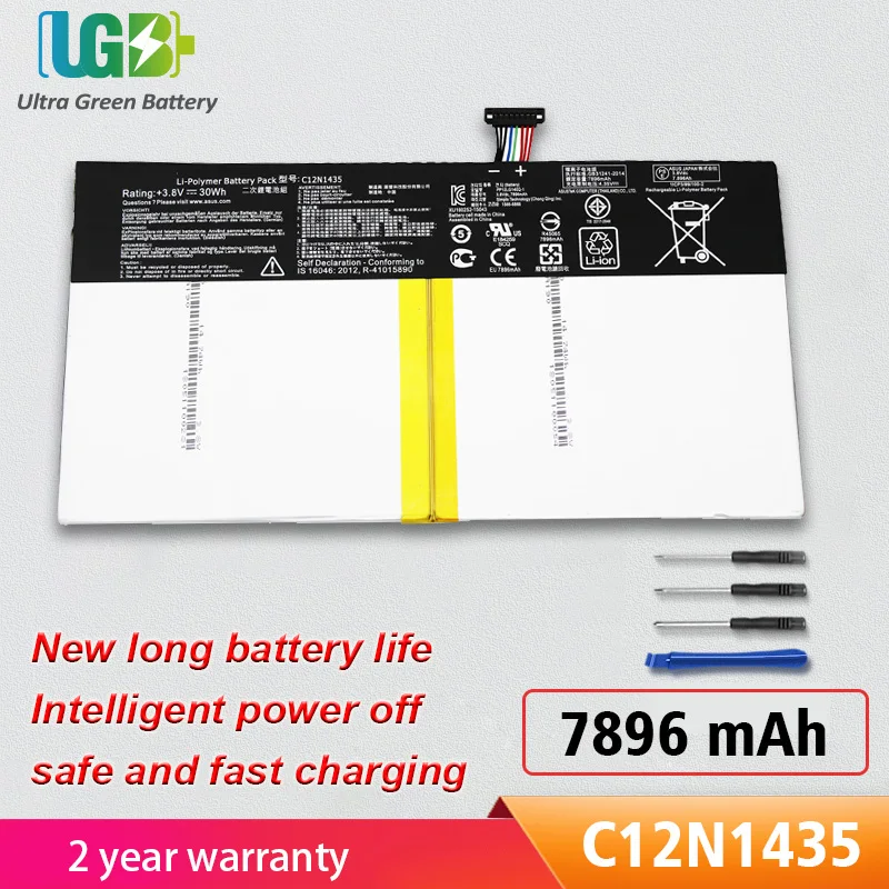 UGB Новый C12N1435 Сменный аккумулятор для ASUS Transformer Book T100H T100HA планшета T100HA-FU006T 7896 мАч |