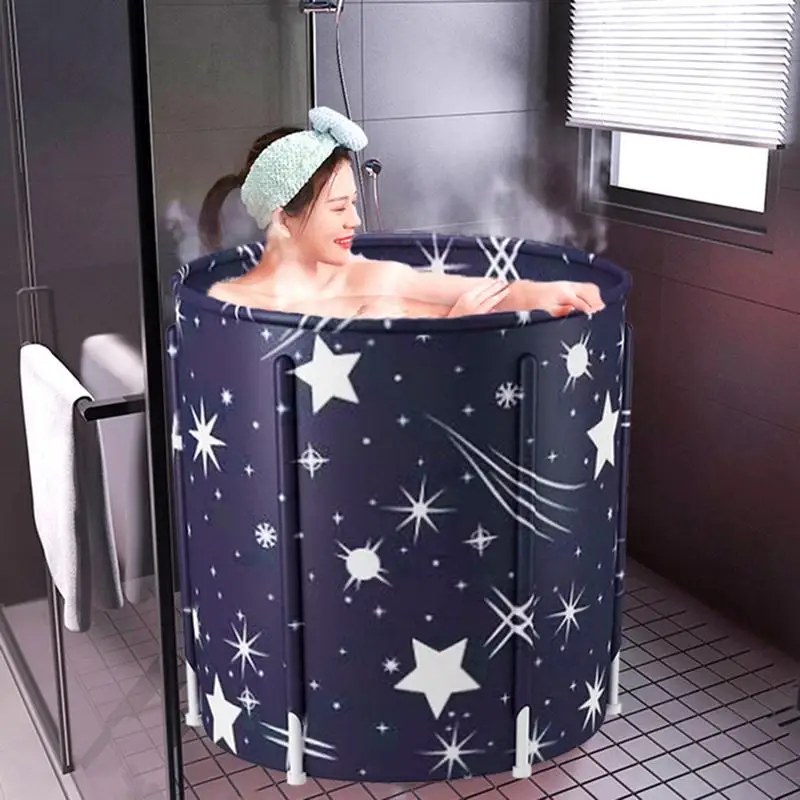 

Folding Soaking Bathing Tub Eco-Friendly Foldable Freestanding Bathing Tub Freestanding Non-Inflatable Hot Bath Tub For Bathroom