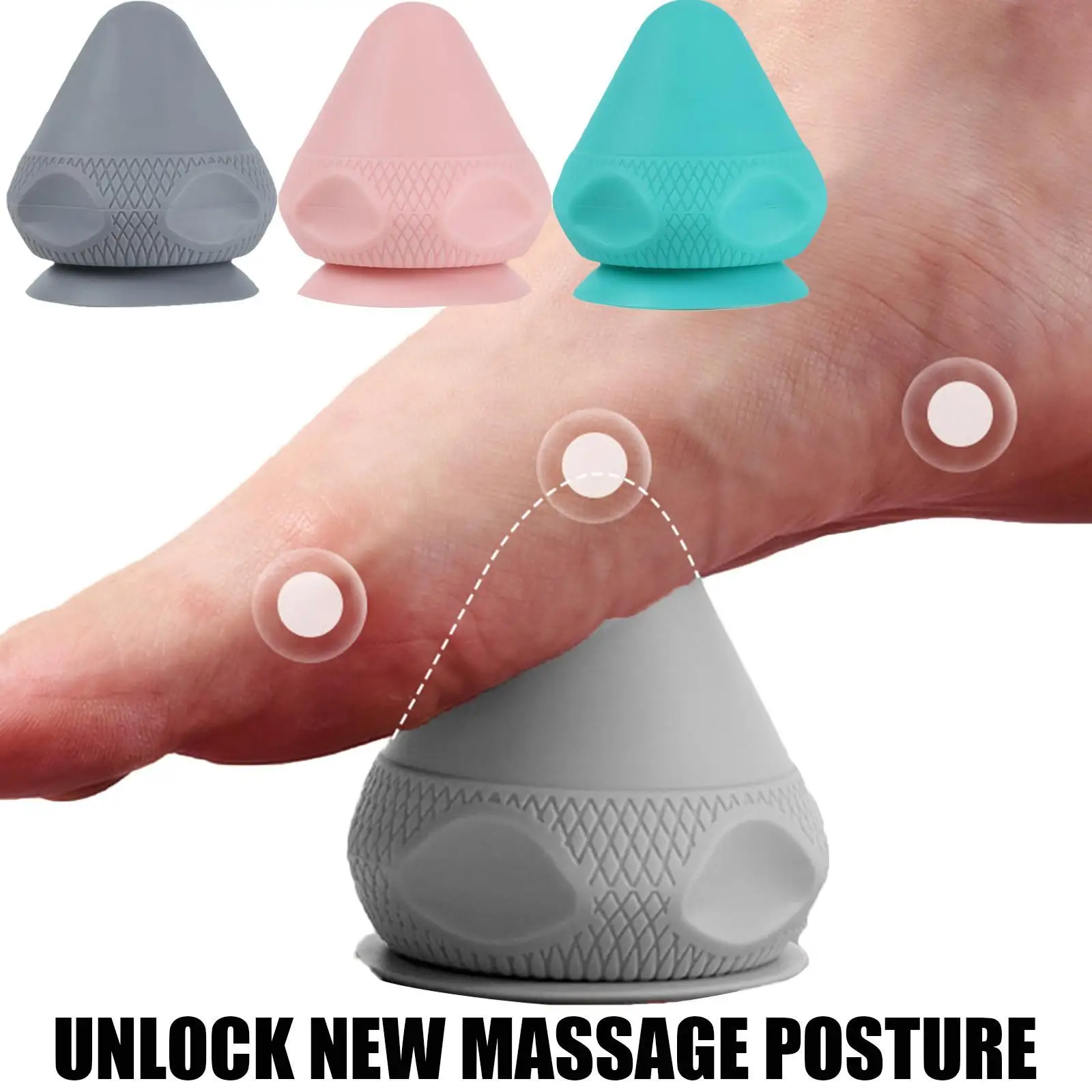 

Силиконовый массажный конусный поглощающий шарик Psoas, массажер для расслабления мышц позвоночника, спины, суппорта стопы, йоги