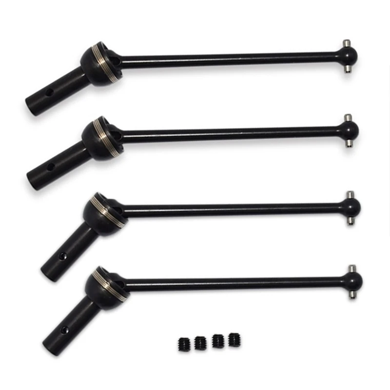 

4Pcs Metal Steel Front & Rear Drive Shaft CVD for Team Corally Sketer XL4S 1/10 Moster Truck RC Car Upgrade Parts