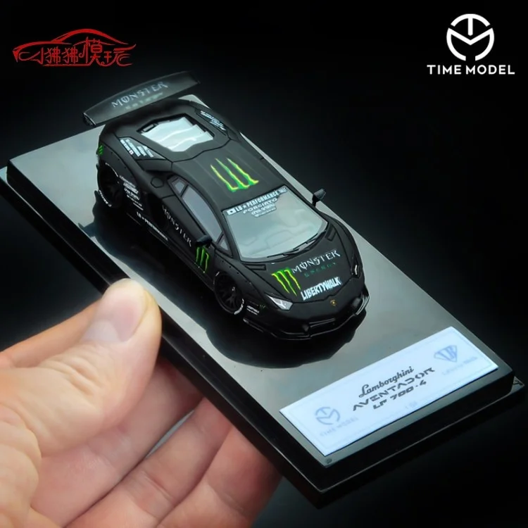 

TM TIME 1:64 dumb black magic claw LB 1.0 Daniel 2.0 Lamborghini LP700-4 alloy car model