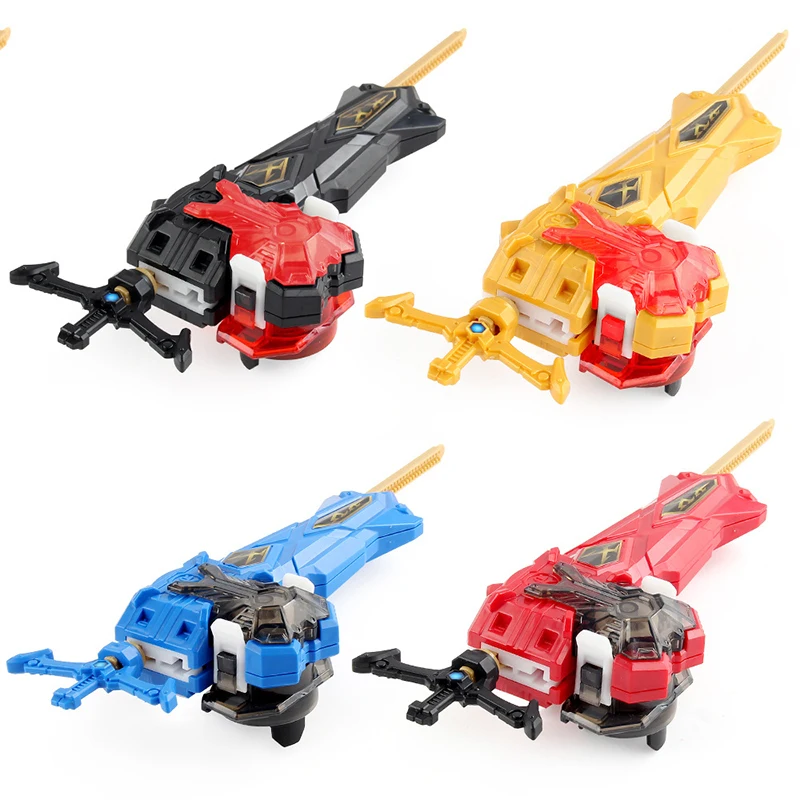 Single Sword Launcher Bey LR Ruler Ripcord Launcher Grip Starter without Spinning Top Kids Toys for Boys Gift
