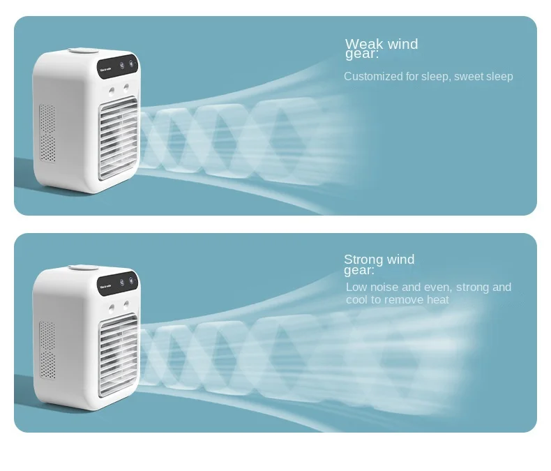 

Portable Mini Air Cooler Fan Water Cooling Fan Air Conditioning air cooler For Office Mobile Cooler