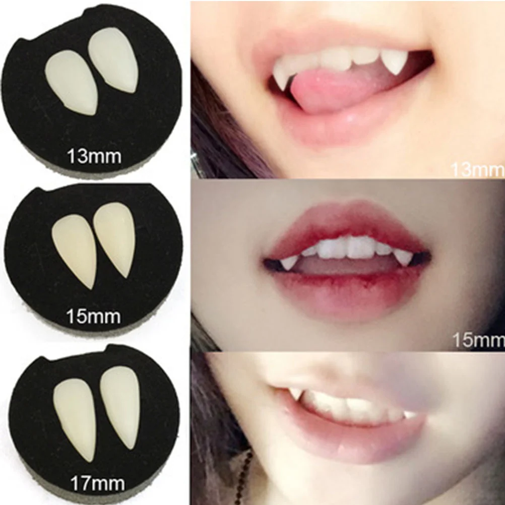 

Teeth Fangs Vampirewerewolf Cosplay Fake Realistic Partycaps Costume Dentures Accessories Props Prop False Adult Kids Horror