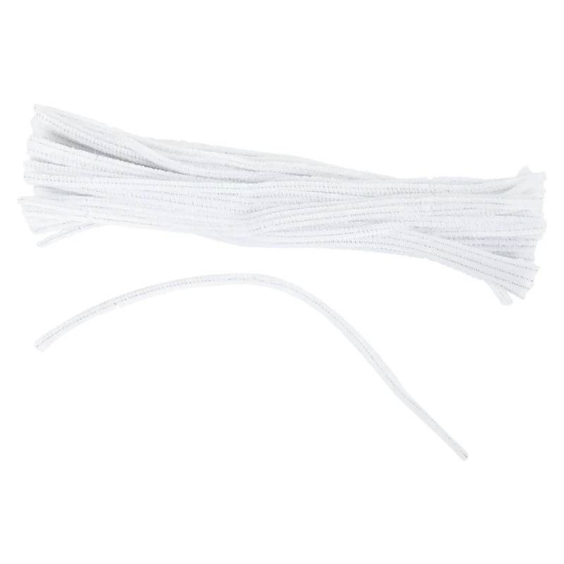 

500 Pcs 30Cm Creation Pipe Cleaners, White