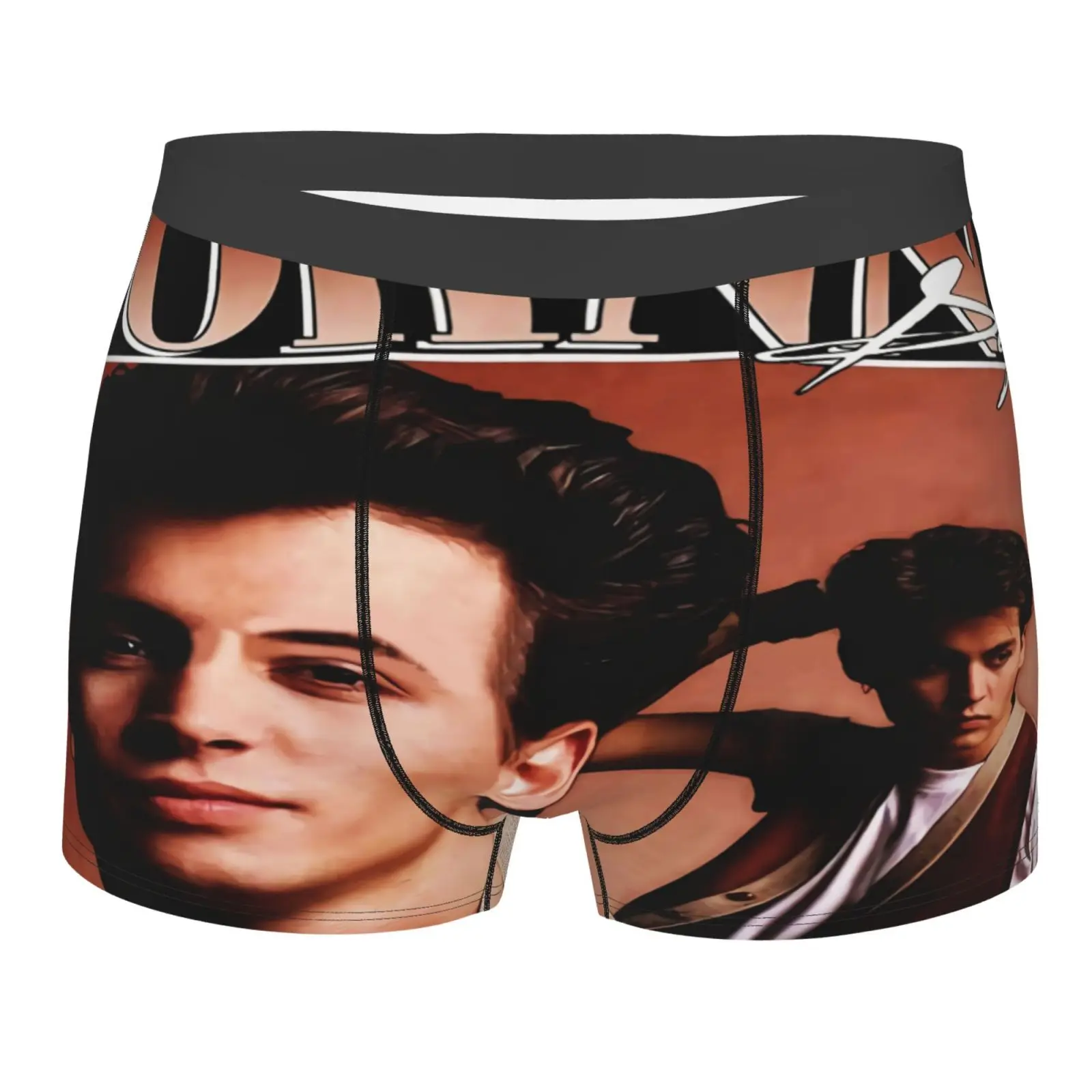 

Мужские трусы-боксеры Джонни Depp 90S, брендовые Роскошные боксеры, пикантное нижнее белье для детей, пикантная одежда, шорты-боксеры