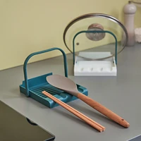 spoon holders fork spatula rack chopsticks shelf non slip tableware stand pad pot lid storage multifunction kitchen organizer