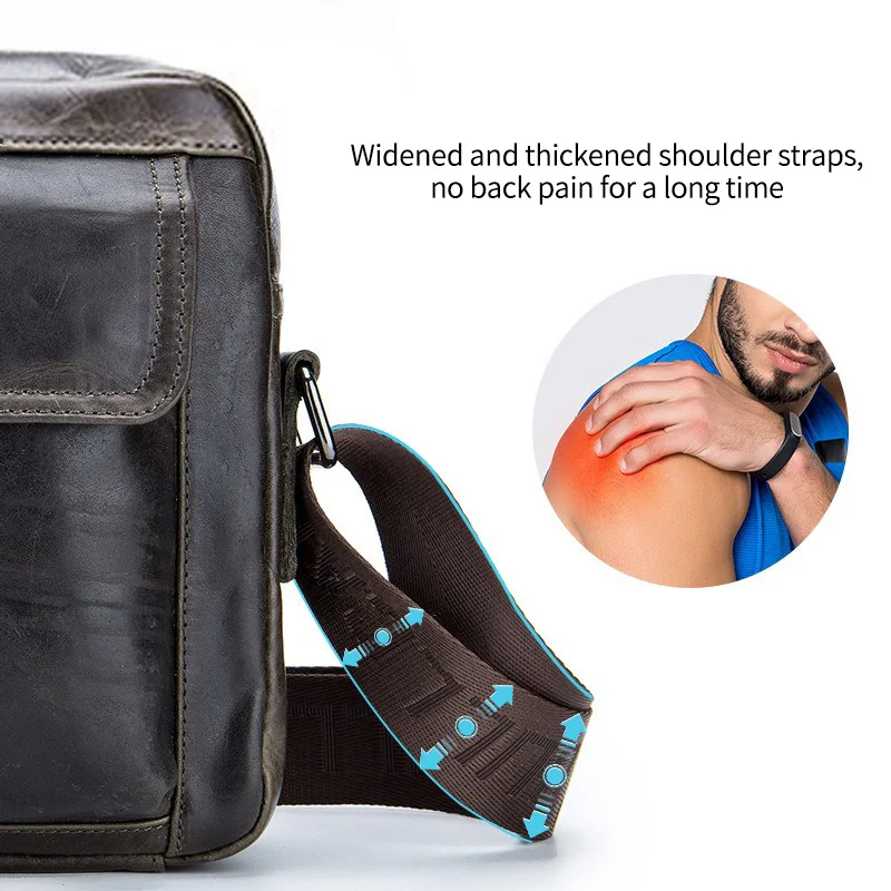 Мужская сумка кросс-боди из натуральной кожи