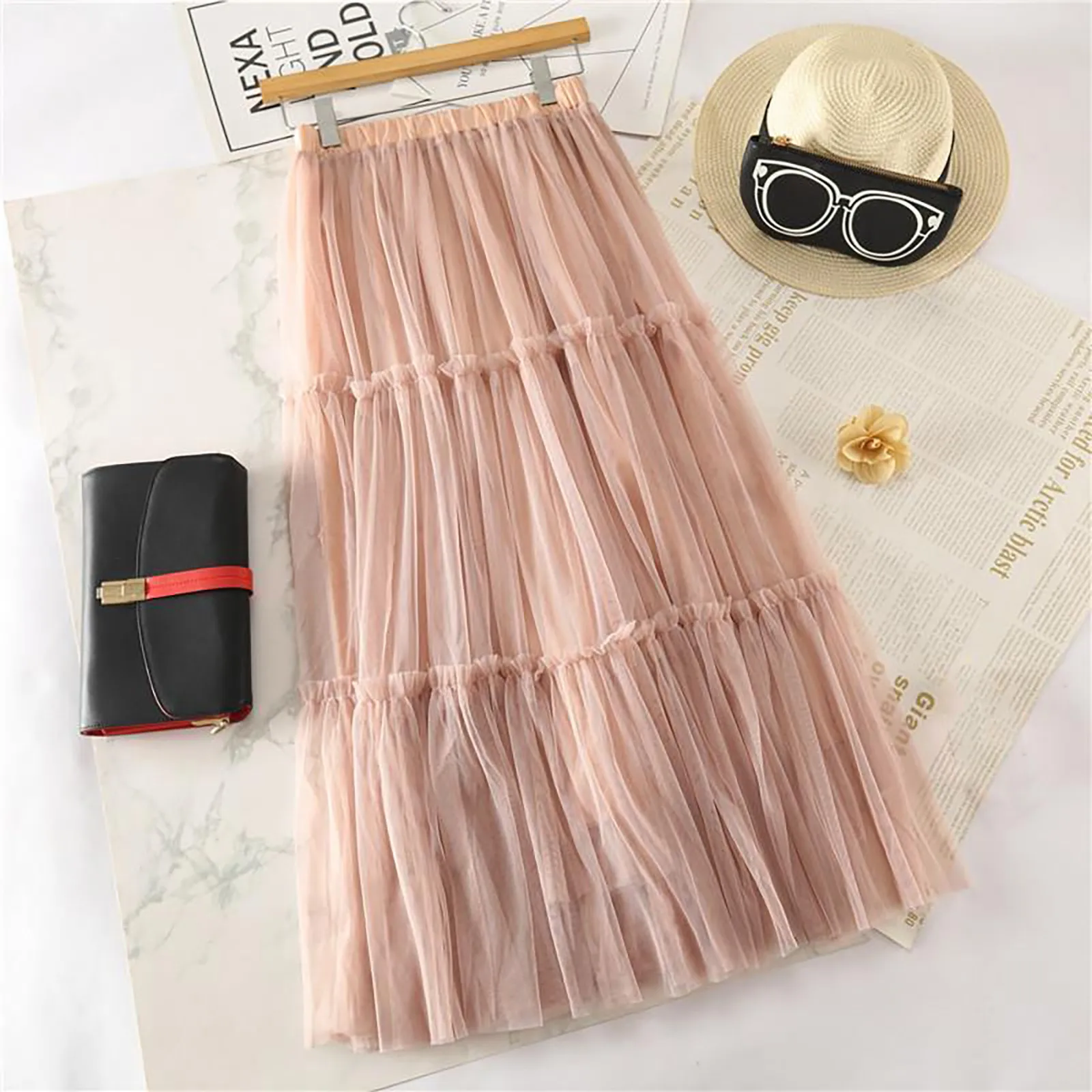 Женская юбка-пачка с завышенной талией