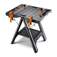 wx051 multifunctional workbench folding working tool table high quality non slip woodworking table portable household work table