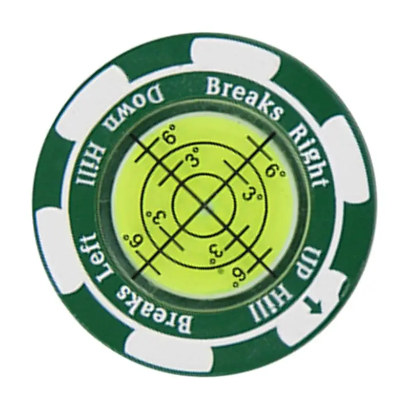 Маркеры для игры в гольф профессиональные зеленые маркеры из цинкового сплава