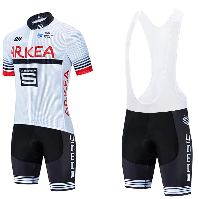 

2022 белая Джерси для велоспорта ARKEA 20D велосипедная майка спортивная одежда мужские летние быстросохнущие велосипедные шорты