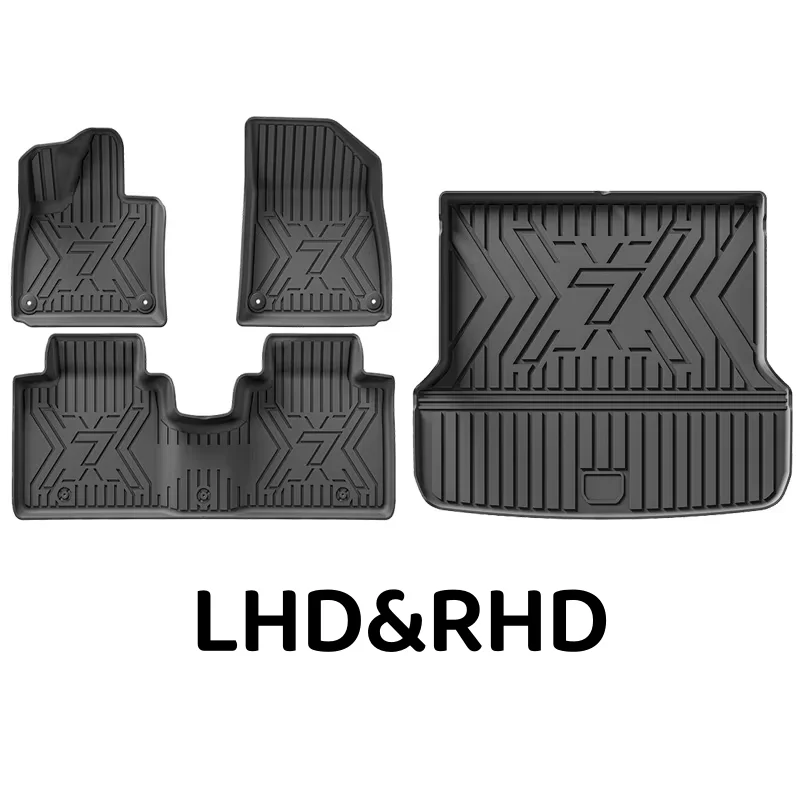 

Автомобильные коврики для 5 мест Zeekr 7X 2024 2025, всепогодная подкладка для багажника, водонепроницаемые аксессуары из ТПЭ (LHD и RHD)