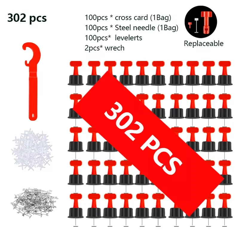 

Replaceable Steel Needle Level Wedges Tile Spacers For Flooring Wall Tile Spacer Tile Leveling System Leveler Locator