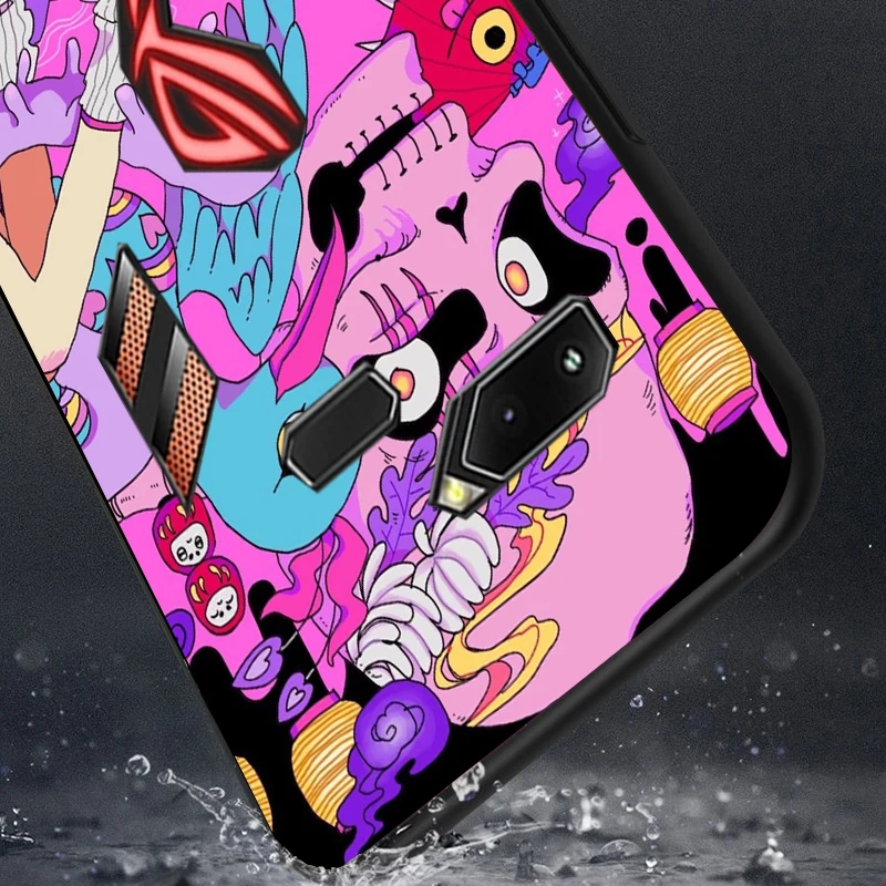 Уникальный Роскошный чехол для ASUS ROG Phone ZS600KL Мягкая силиконовая задняя крышка из