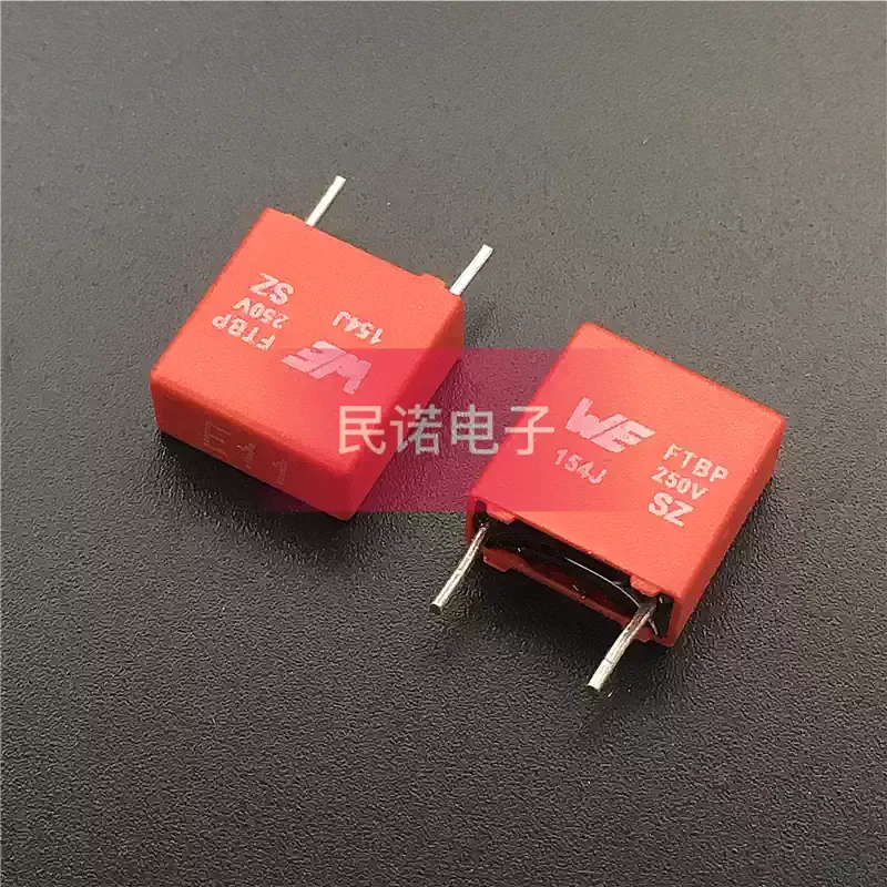 10-100 шт. защитные калибровочные пленочные конденсаторы WE FTBP 250V 0.15UF 250V 154 150NF, расстояние между выводами 7.5 мм (art.: 3920dc2cc2337) - 3920dc2cc2337