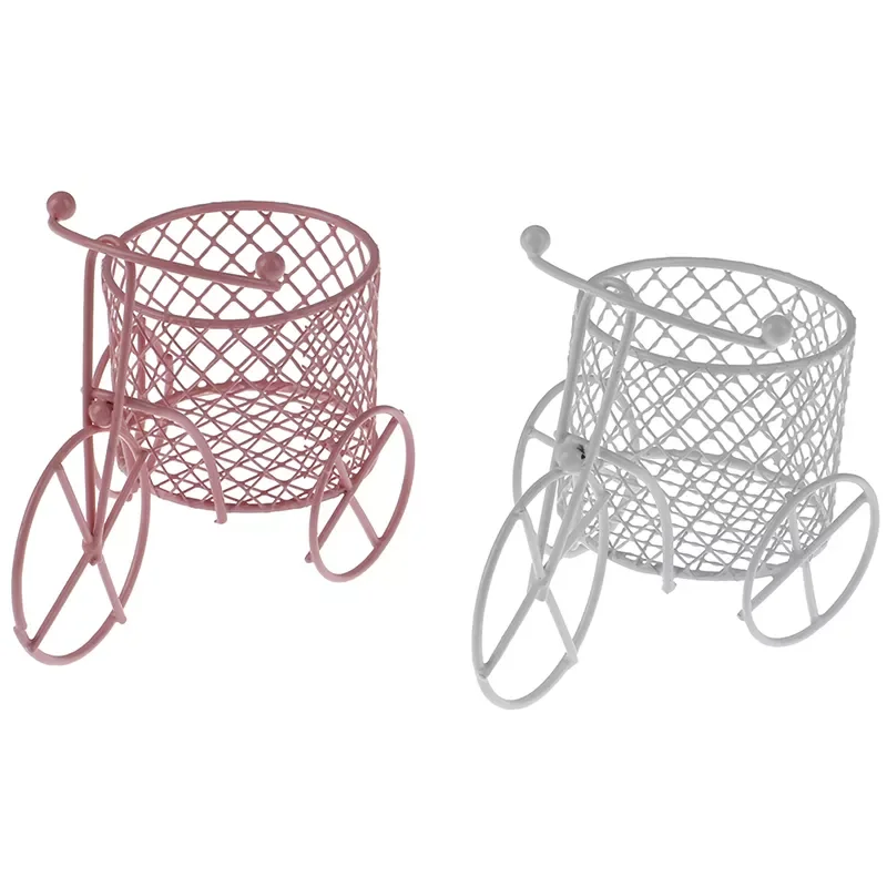 

Cute Iron Tricycle Art Decoration Desk Stationery Container Storage Holder For School Office Supplies