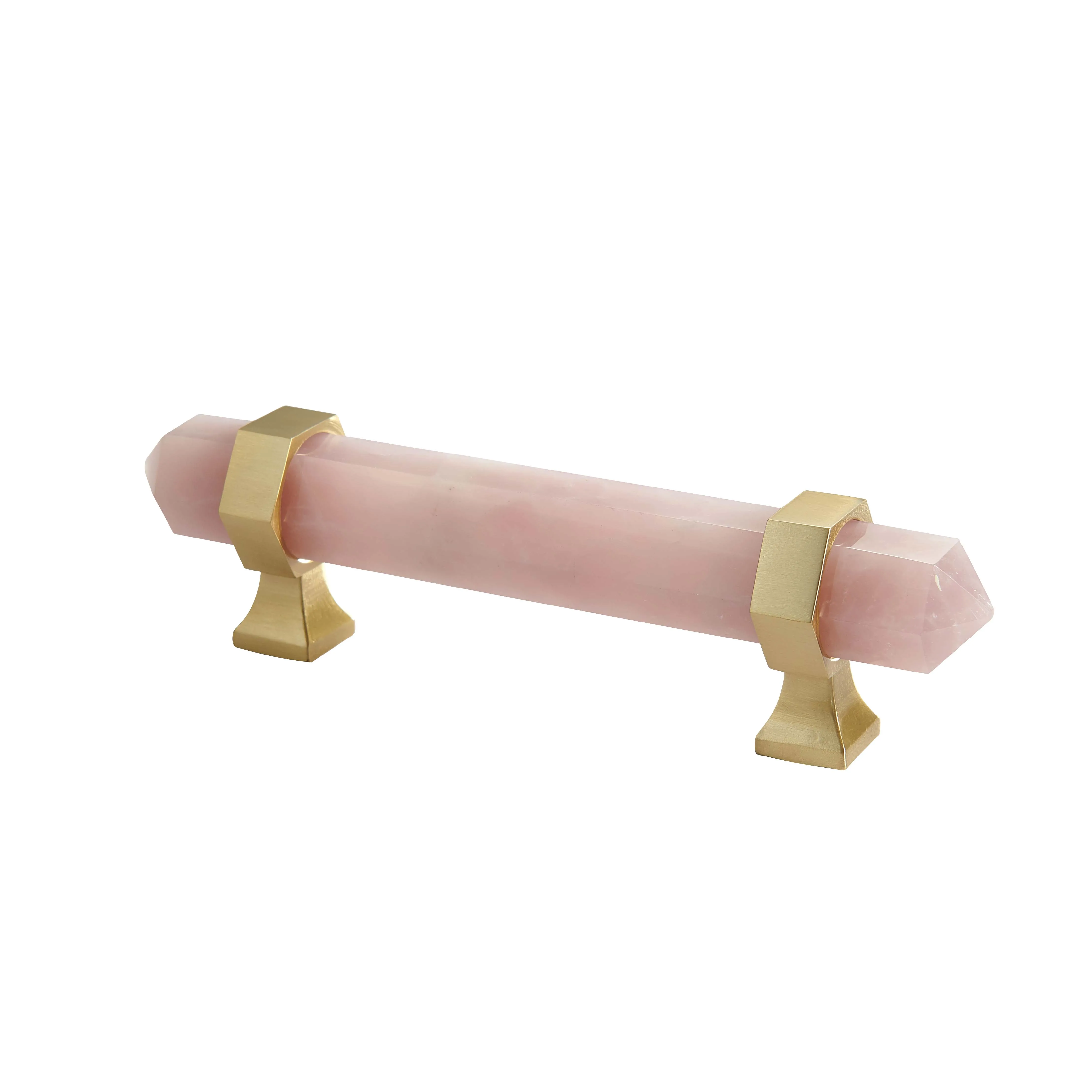 

Luxury Brass Crystal Door Handle Amethyst Knob brass Handles For Cabinet For Bedroom Furniture