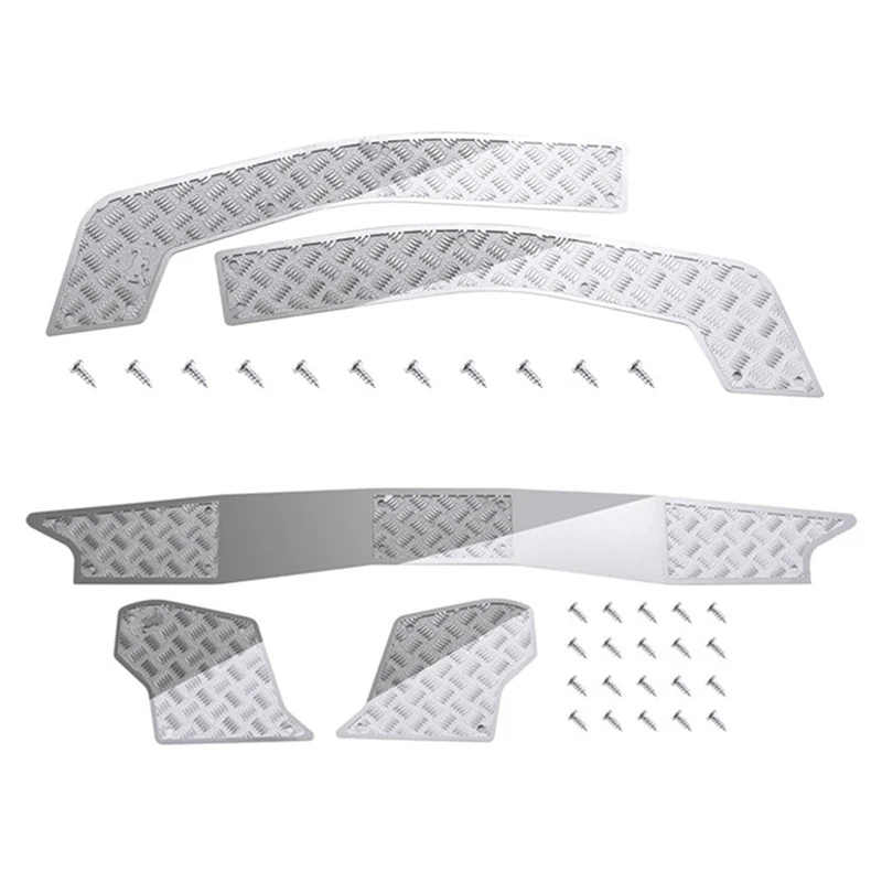 

Metal Front and Rear Bumper Skid Plate Anti-Skid Plate for Traxxas TRX4 2021 Ford Bronco RC Crawler Car Upgrade Parts
