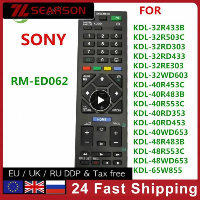 1 ~ 5 шт., новый пульт дистанционного управления для Sony RM ED062, ЖК-дисплей