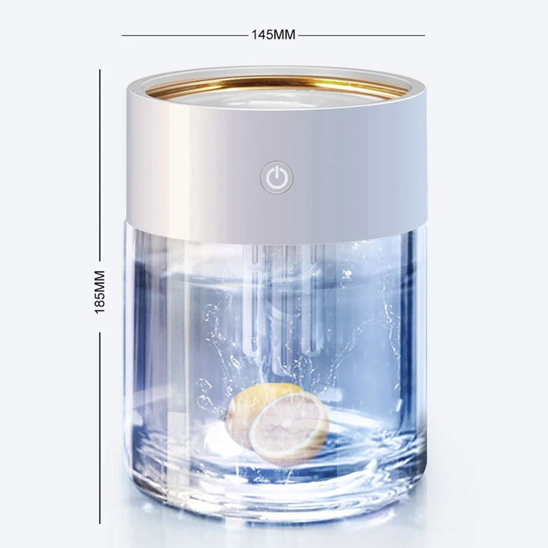 2л увлажнитель воздуха для дома USB большой емкости 3 насадки очиститель тяжелого