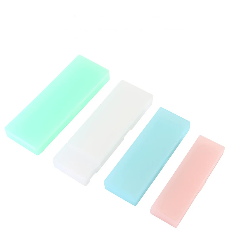 Прозрачная коробка для карандашей студентов без печати и с низким содержанием