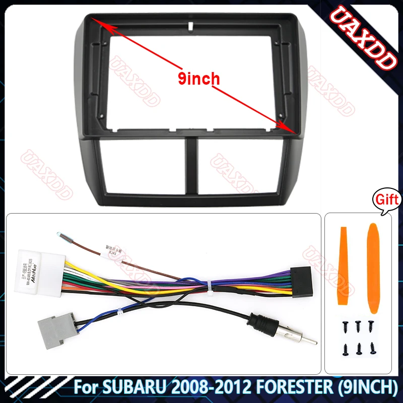 

9-дюймовый автомобильный радиоприемник для SUBARU 2004-2012 FORESTER, Android, DVD, стерео, аудио экран, мультимедийный видеопроигрыватель, CD, кабель, жгут, рамка