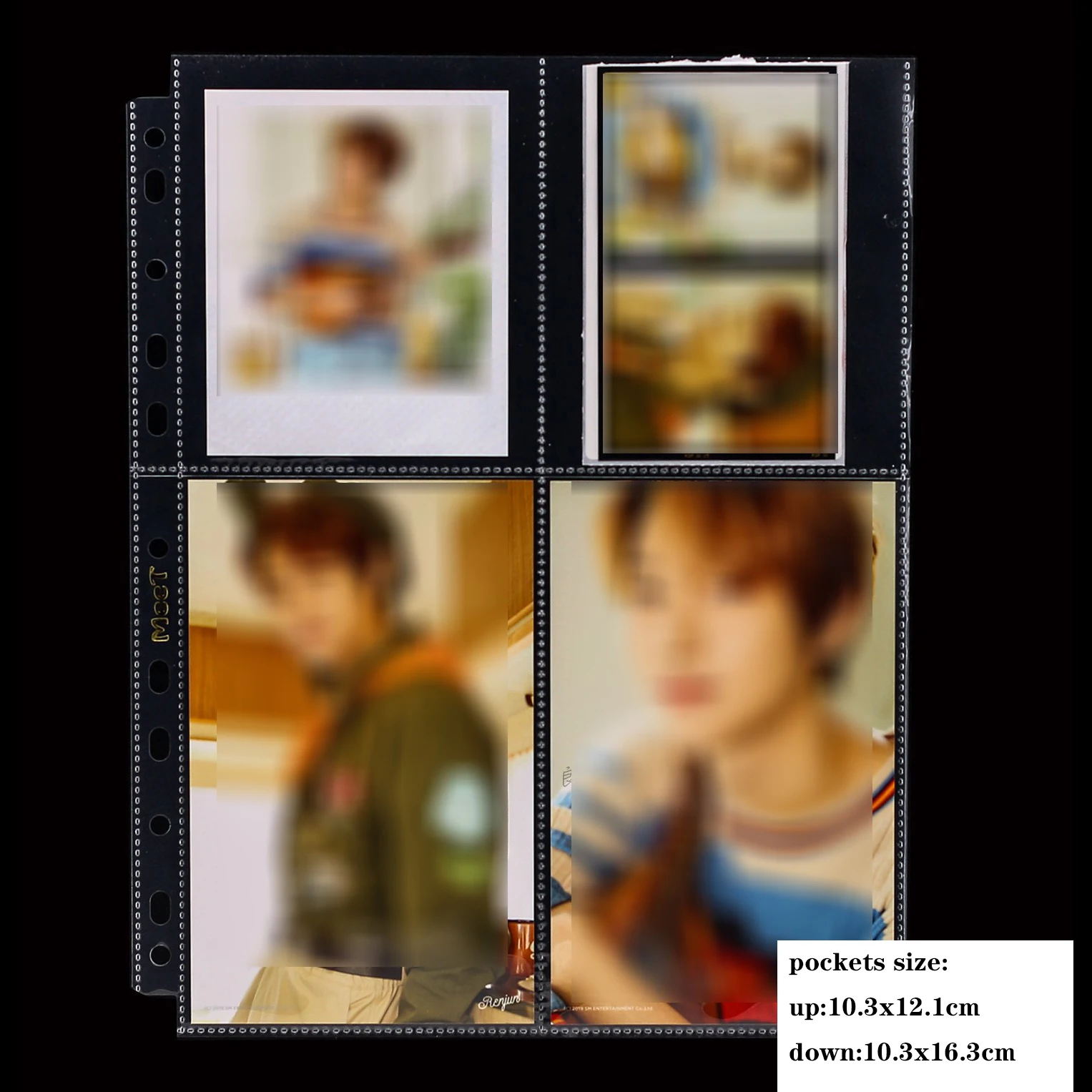 

20 шт., ультра-A4 Большие 4 кармана, прозрачные стр. для карт, тонкий протектор для звездных карт, альбомов, фотокарт, EXO ONE