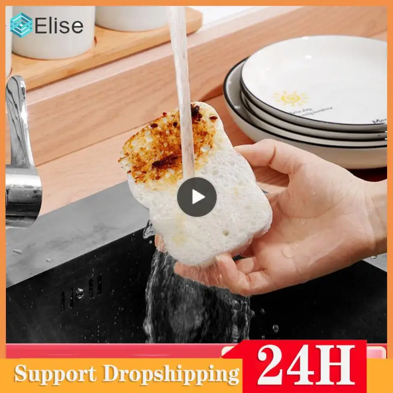 

7 Kinds Of Patterns Kitchen Cleaning Dishwashing Wipe Cartoon Sponge Sheet Washing Dishes Absorbs More Water Sponge Wipe 7.5×9.8