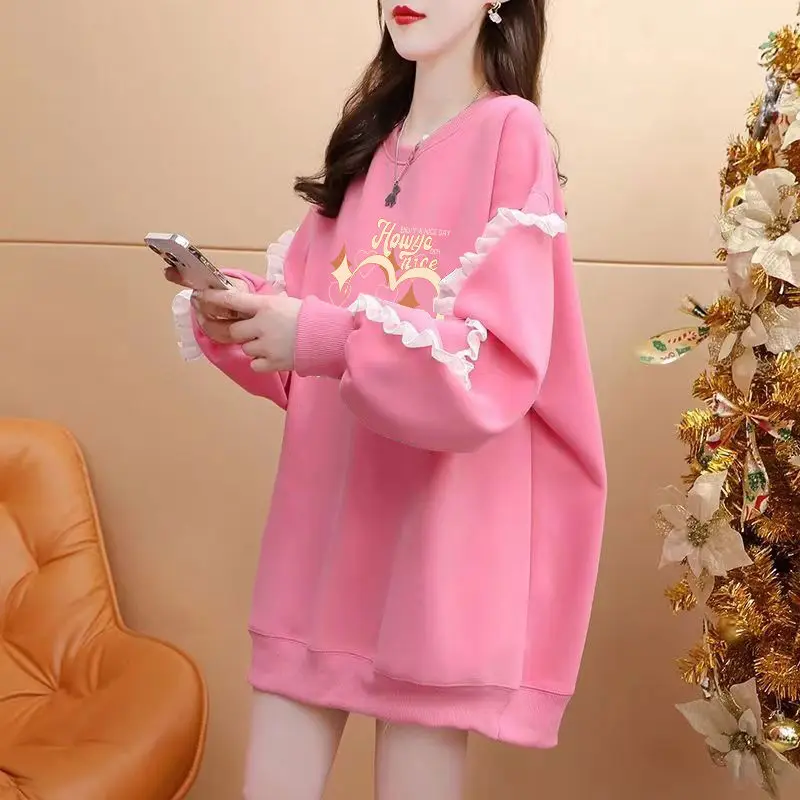 Тонкая женская толстовка с капюшоном среднего и длинного размера в западном