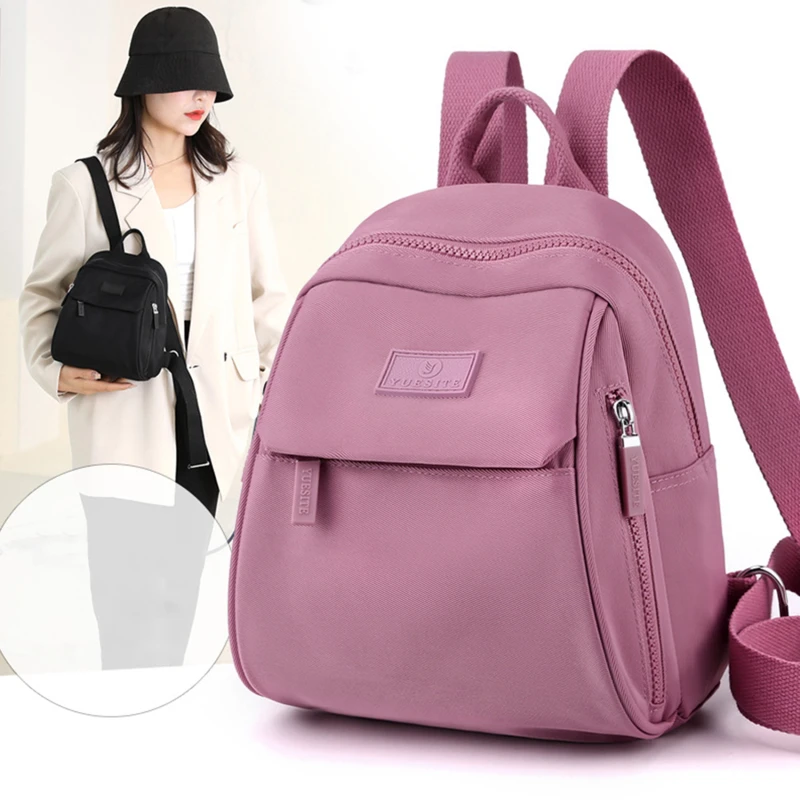 

Backpack Women 2023 Trending New Women's Mini Backpack Waterproof Nylon Small Shopping Backpack Fashion Cute Teen Girl Mochilas