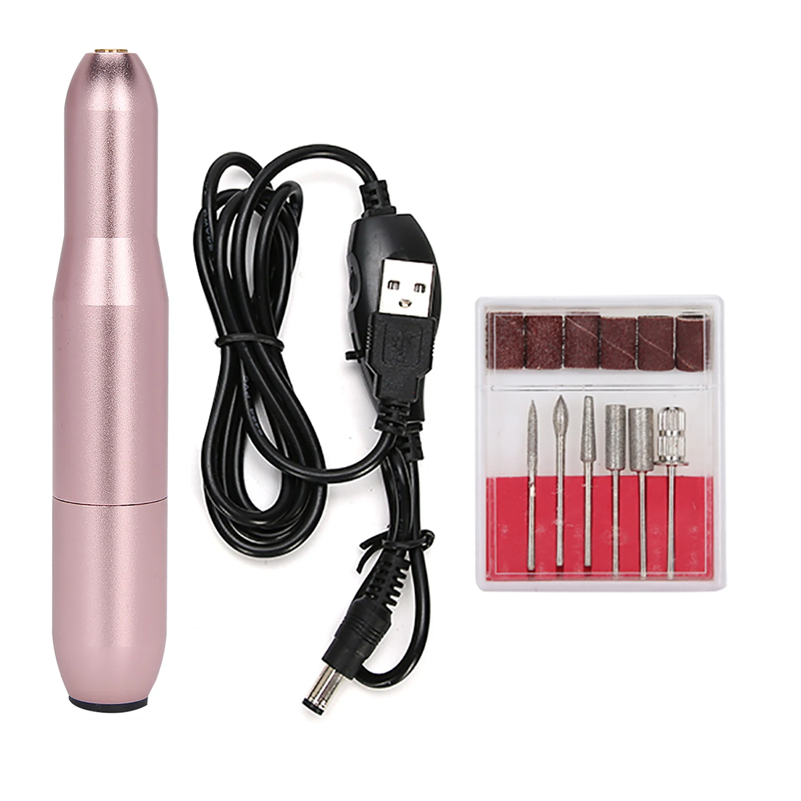 

15000RPM USB Portable Electric Nail Drill Pen Machine Nail Grinding Polisher Manicure Tool