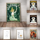 Постер Nover Absinthe Blanqui 1900s, французский спирт, художественные новые принты, винтажные настенные картины для бара, ресторана