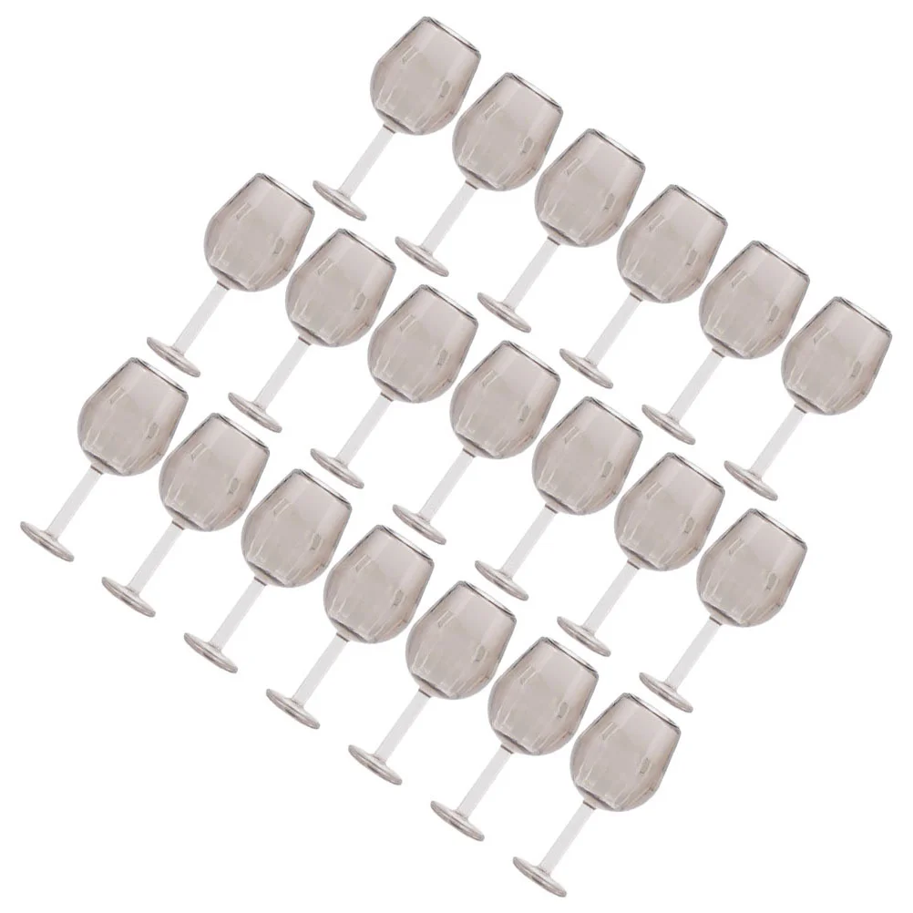 

Glasses Miniature Mini Cocktail Champagne Toy Kitchen Supplies Prop Miniatures House Photo Red Tiny Goblet Cups Crafts Cupcake