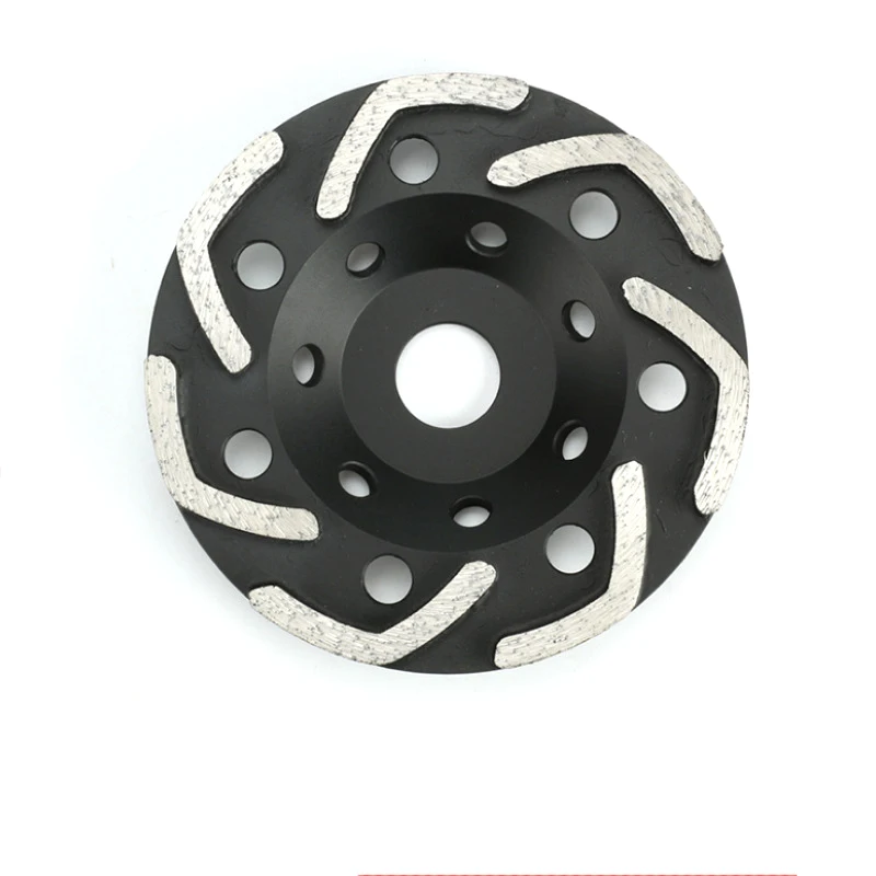 

5‘125mm /6" 150mm L Shape Concrete Grinding Cup Wheels 10 Diamond Abrasive Seg M14 5/8"-11 Arbor Non Thread