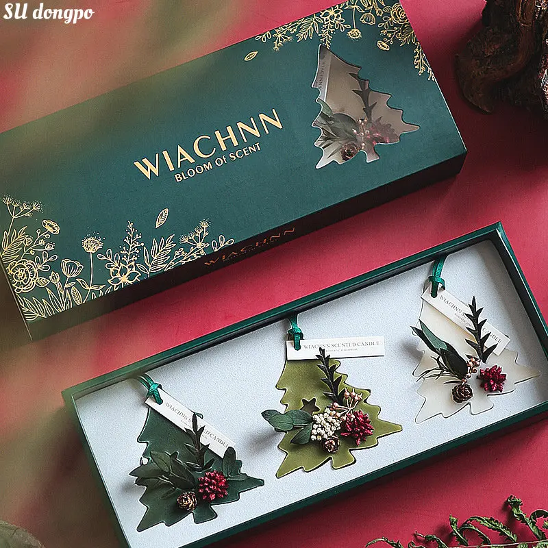 

Christmas Scented Wax Ornaments Solid Fragrance Pendant Give Off The Smell of Perfume Home Accessory Christmas Hand Gifts