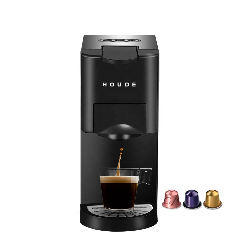 

3 In 1 Espresso Coffee Machine 19Bar 1450W Multiple Capsule Coffee Maker Fit Nespresso,Dolce Gusto and Coffee Powder