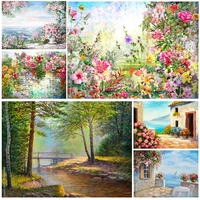 vintage oil painting scenery photography backdrops portrait photo background for photo studio props 2242 yh 05