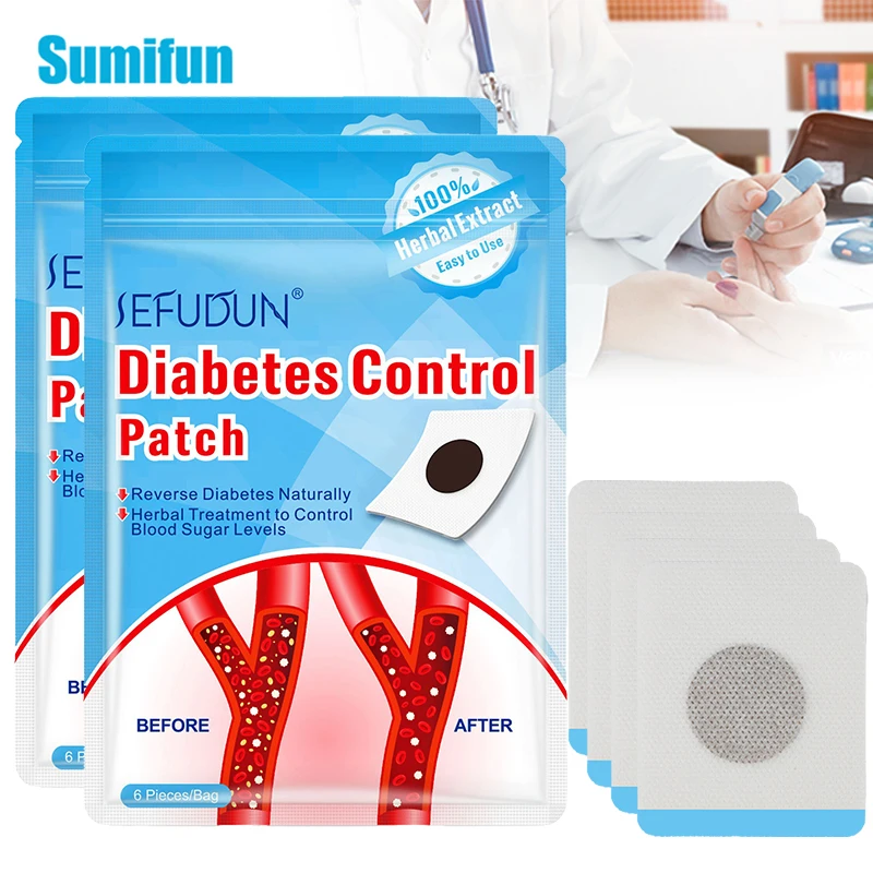 

6/12/18 шт. диабетические Пластыри для стабилизации уровня сахара в крови