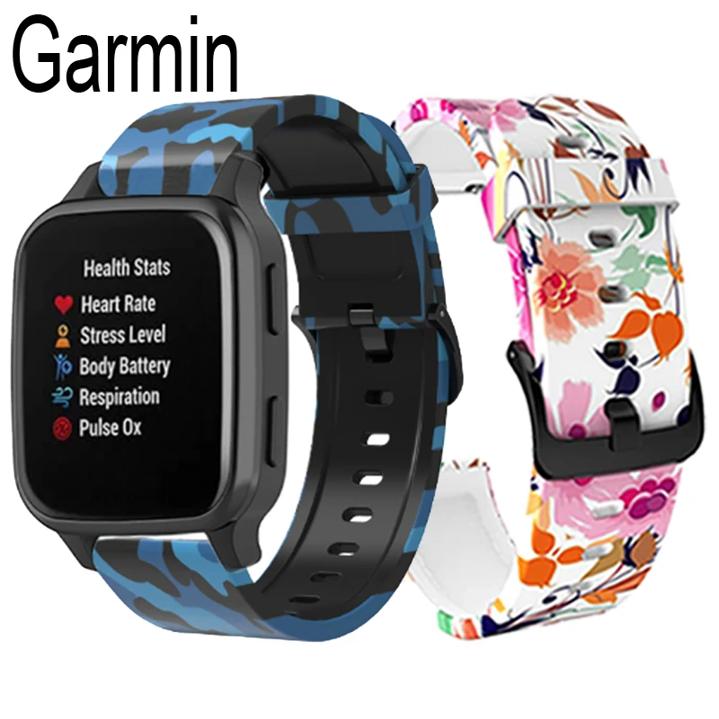 

Silicone Bracelet For Garmin Venu 2 Plus SQ Move 3 Vivoactive 3t Forerunner 158 55 645 245 Strap