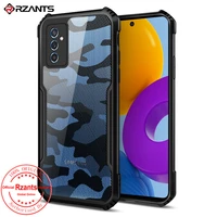 for samsung m52 case 5g %d1%87%d0%b5%d1%85%d0%be%d0%bb camouflage armor airbags shockproof protective back transparent cover coque rzants