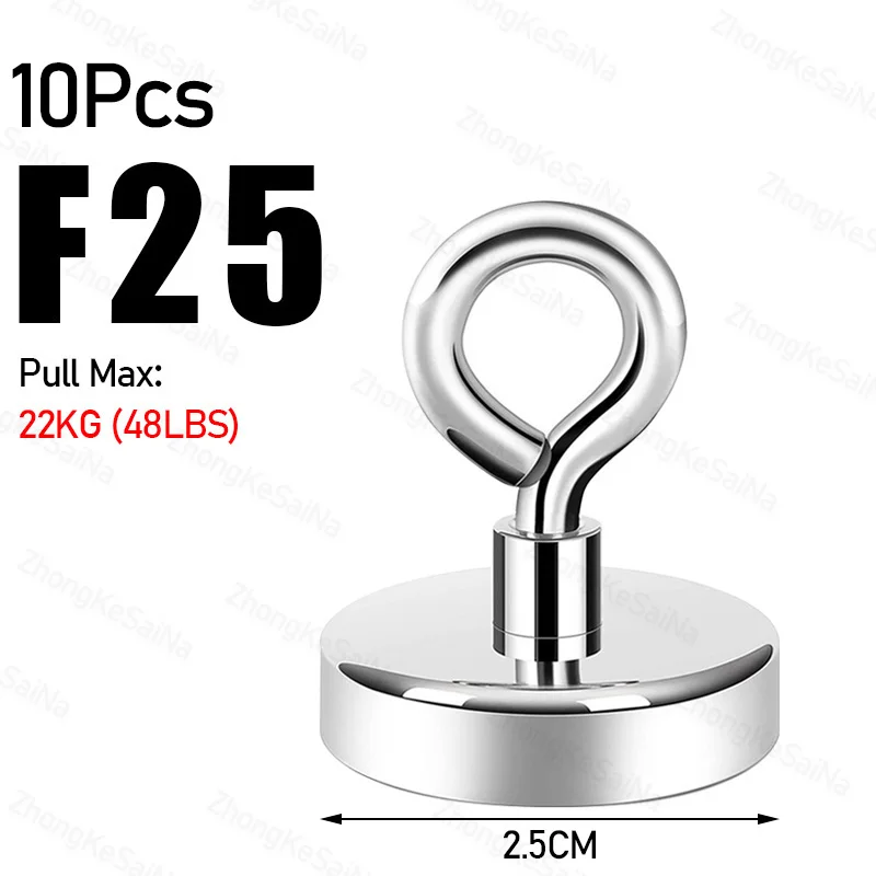 

10 шт. супермощные магнитные крючки XMSJ из нержавеющей стали