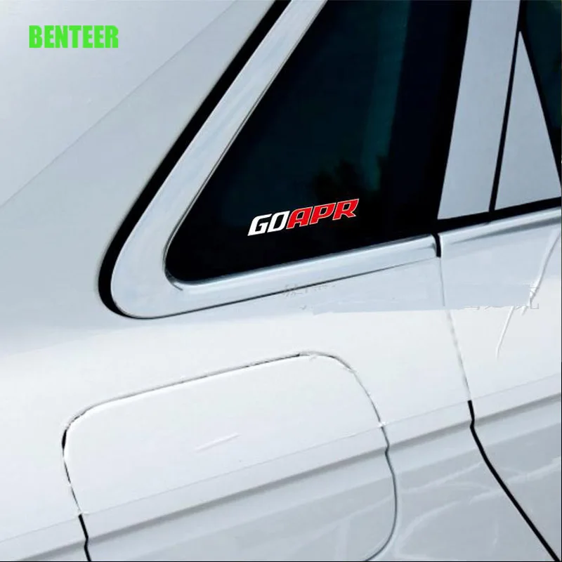 2Pcs APR Car Windows Sticker For Volkswagen RLINE GolfR GTI Polo CC Touran Audi Sline Quattro A4 A6 | Stickers