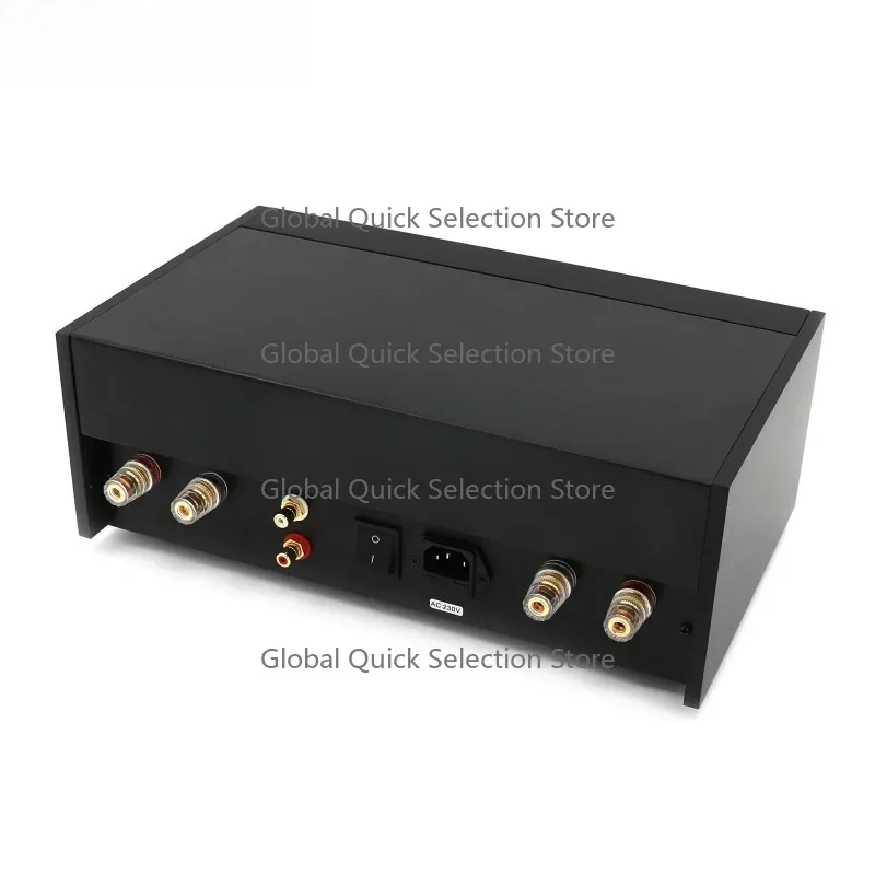 Фото Классический HIFI стереоусилитель мощности QUAD405 на базе MJ15024, 75Вт+75Вт, с защитой динамиков. №4